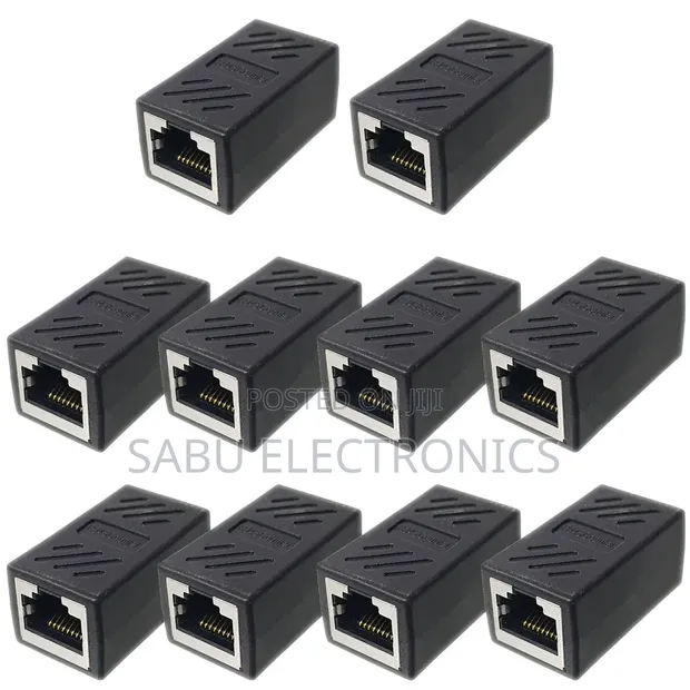 RJ45 Ethernet Cable Coupler - CAT6 Network Extender - 1