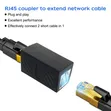 RJ45 Ethernet Cable Coupler - CAT6 Network Extender - 2