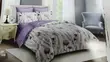 4-Piece Duvet Cover Set - Peach & Grey Geometric - 2
