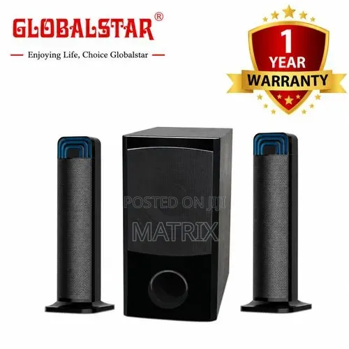 GlobalStar Subwoofer Home Audio System GS-002 2.1CH BT/USB/SD/FM - 1