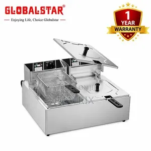 Commercial Double Deep Fryer 6L+6L