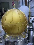 Luxury 8L Egg Shaped Gold Chafing Dish Buffet Food Warmer Set - 1