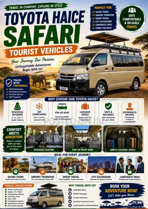 Safari Tourist Cars for Hire