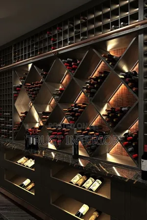 Wood-Mode Bar Shelving Unit