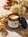 Coffee Caramel Scented Soy Wax Candle - 1