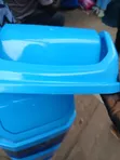 Plastic Waste Bins with Swing Lid - 2