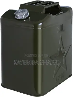 30L Heavy Duty Metal Fuel Jerry Can - Premium Steel
