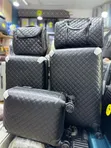5-Piece Luxury Quilted Luggage Set - 1