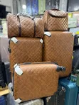 5-Piece Luxury Quilted Luggage Set - 2