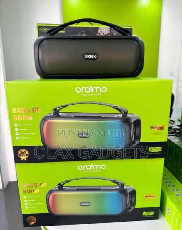 Oraimo Bass Go Boom Portable Wireless Speaker (OBS-75D) Waterproof - 1