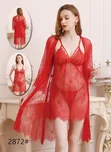 3pc Women's Lingerie and Nightwear Set - 5