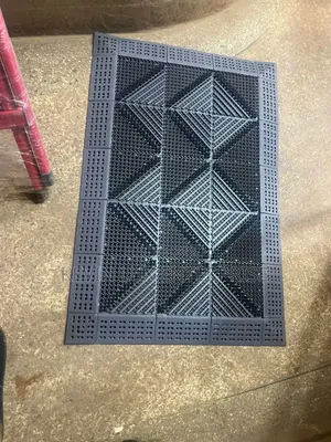 Heavy Duty Rubber Doormat Brush