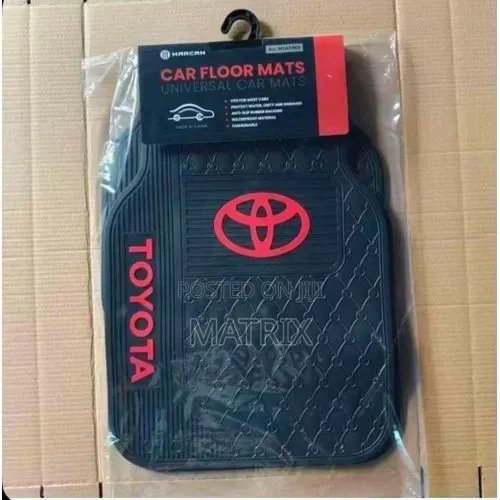 Universal Toyota Rubber Car Floor Mats - All-Weather Protection - 1