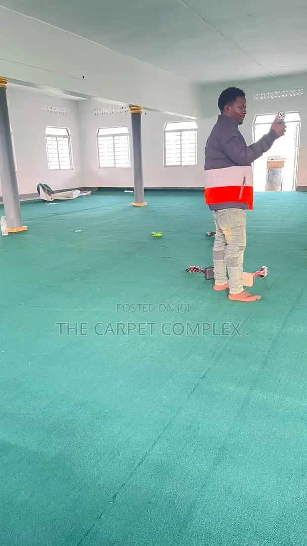 Mosque Carpets - Wall to Wall Installation - 1