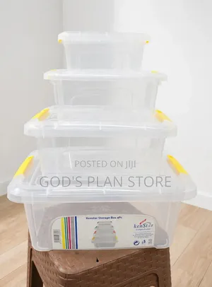 Kwnstar 4pc Plastic Food Storage Boxes