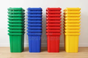 120 Litre Rolled/Wheeled Plastic Dust Bin