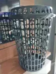 Laundry Basket - Plastic, Free Standing - 1