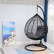 Premium Single Seater Hanging Egg Swing Chair with Stand & Cushions - 2