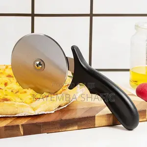 Stainless Steel Pizza Cutter with Comfort Grip