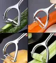 Brand New Stainless Steel Y-Shaped Fruit and Vegetable Peeler - 1