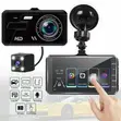 Dual Lens Car Dash Cam - Front & Rear HD 1080P - 3
