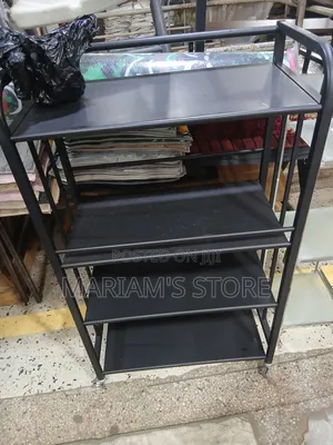 4 Tier Shelves with Strong Metal for Shoes & Accessories