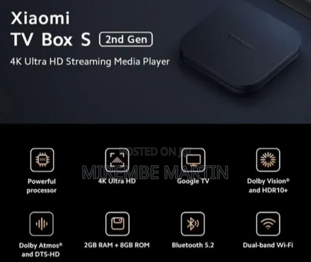Xiaomi Mi Box S (2nd Gen) 4K Streamer - 1