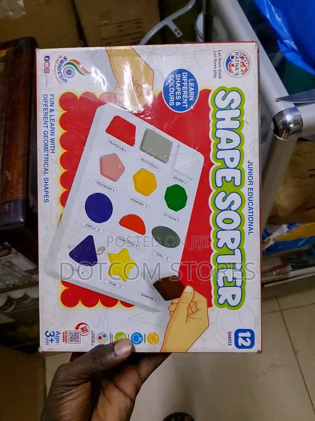 Unisex Wooden Shape Sorter Jr - 1