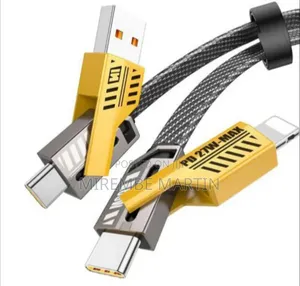 Cheetah CA-1300 Metal USB Fast Charging 2-in-1 Cable