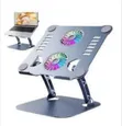 Portable Laptop Stand with Dual Fan Cooling Pad - 1