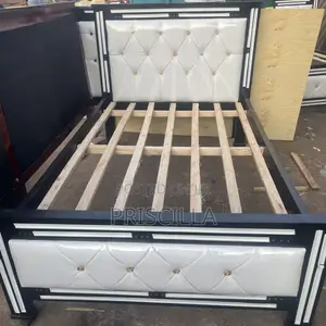5x6 ft Leather Bed Frame