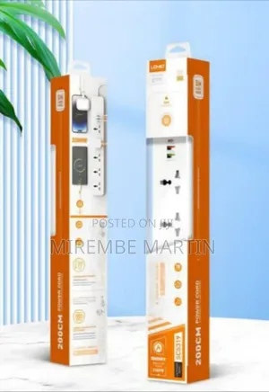 Ldnio Multi Socket Extension Lead with 5 AC 3 USB Ports