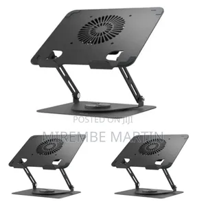 Green Lion Adjustable Laptop Stand with Cooling Fan