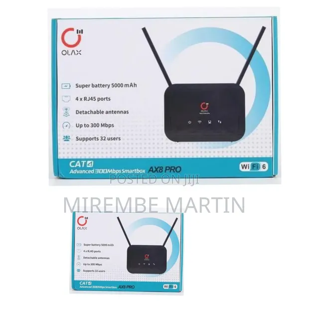 Olax AX8 PRO Wi-Fi 6 Router (Unlocked) - 1