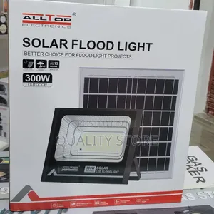 Alltop 300W Solar Flood Light with Remote