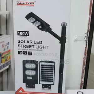 100W Solar LED Street Light with PIR Sensor
