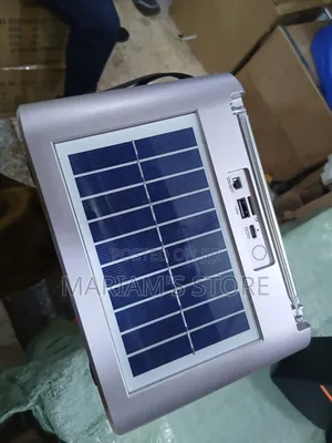 Portable Solar-Powered Speaker and Radio