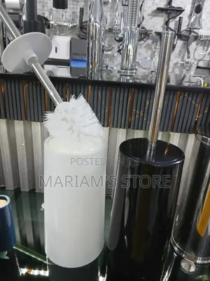 Stylish Free-Standing Toilet Brush Set
