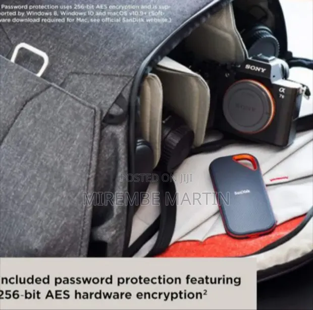 SanDisk 2TB Extreme PRO Portable SSD USB-C 3.2 - 1