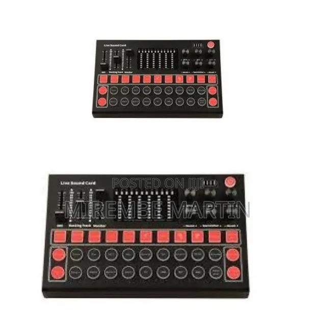 M9 Audio Interface Bluetooth Sound Card Voice Mixer - 1
