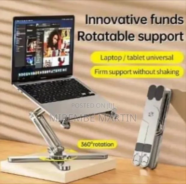 24Thunder McHose Foldable X-Shaped Swivel Laptop Stand - 1