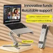 24Thunder McHose Foldable X-Shaped Swivel Laptop Stand - 1