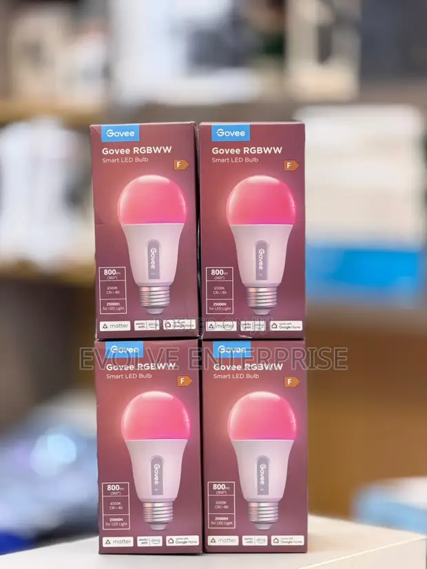 Govee LED Smart Bulb E27 RGBWW Dimmable - 1