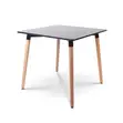 Modern Scandinavian 4-Seater Square Dining Table (80x80cm) - 2