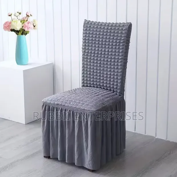 Dining Chair Cover - Grey - 1