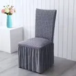 Dining Chair Cover - Grey - 1