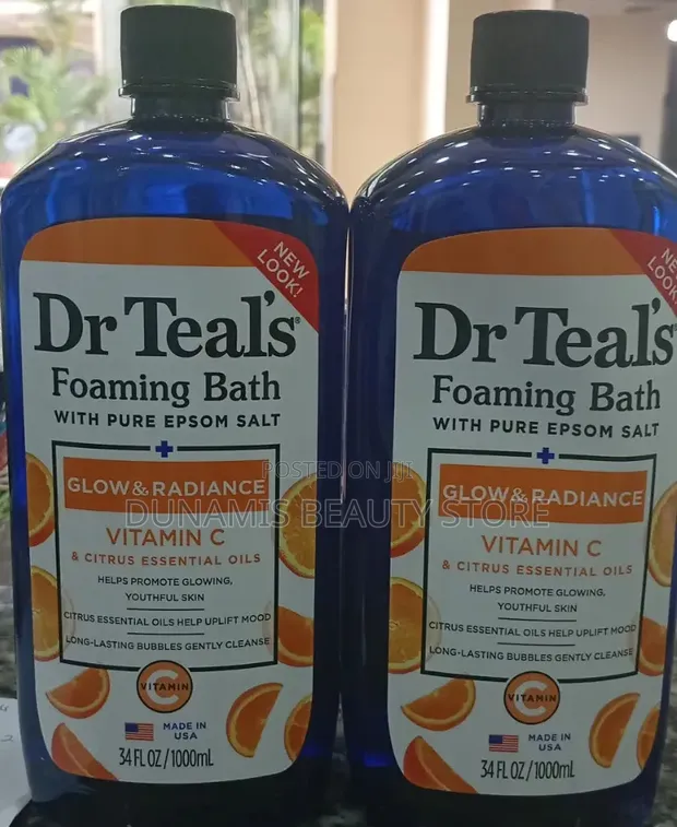 Dr Teal's Foaming Bath with Pure Epsom Salt - 1000ml - 1