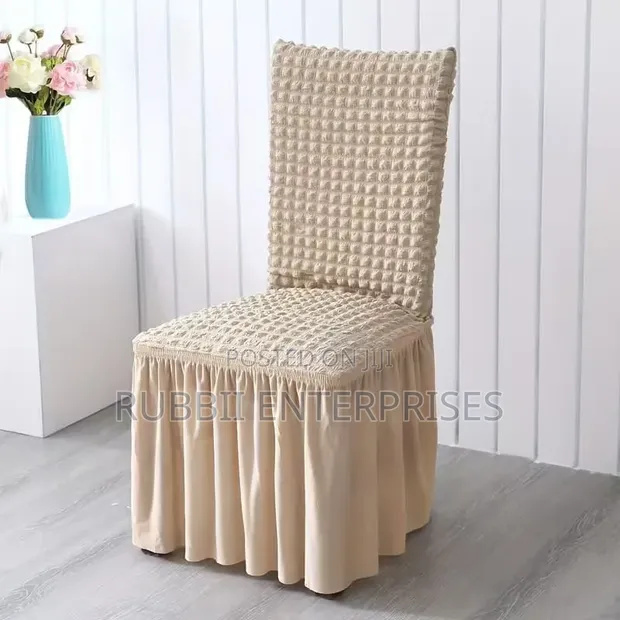 Cream Dining Chair Covers - Brand New - 1