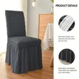 Dining Chair Cover - Dark Grey - 2