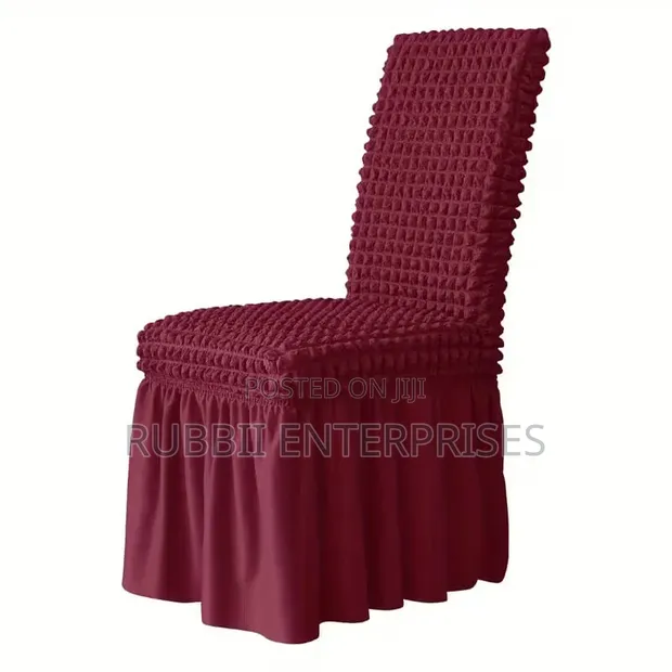 Maroon Dining Chair Cover - 1